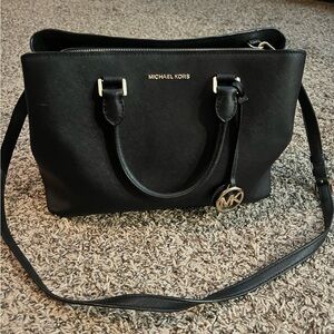 Michael Kors medium Kellen Saffiano Leather Satchel